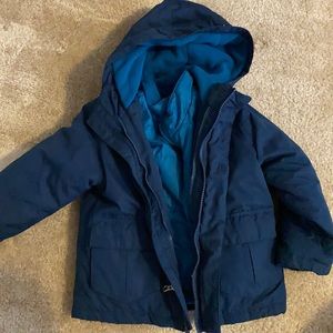 Blue 2in 1 coat